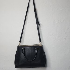 On 34th Robbinn Black Medium Satchel